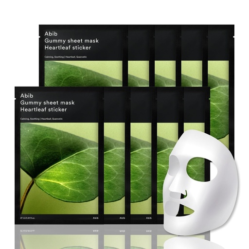 [507800] Abib Gummy Sheet Mask Heartleaf Sticker